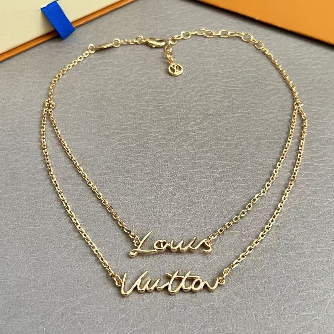 Louis Vuitton Double Chain Necklace